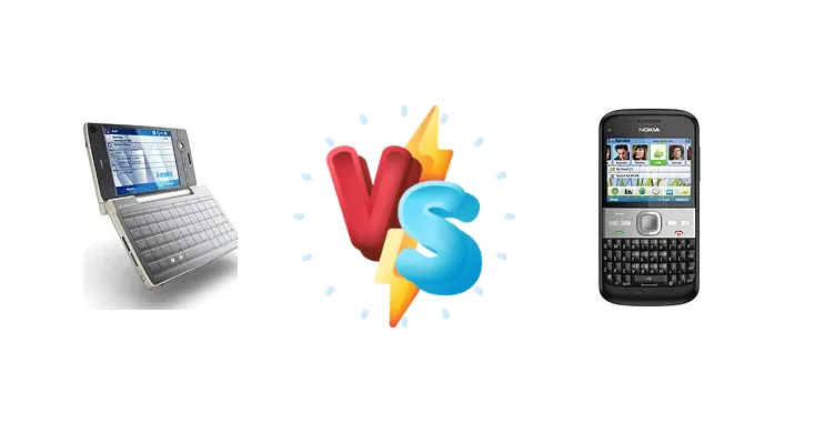 i-mate Ultimate 7150 vs Nokia E5