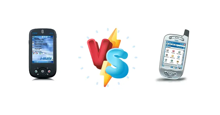 i-mate JAMin vs Qtek 1010