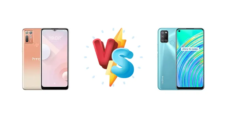 HTC Desire 20+ vs Realme C17