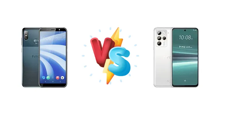 HTC U12 life vs HTC U23 Pro