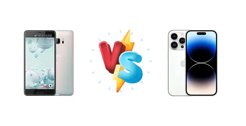 HTC U Ultra vs Apple iPhone 14 Pro
