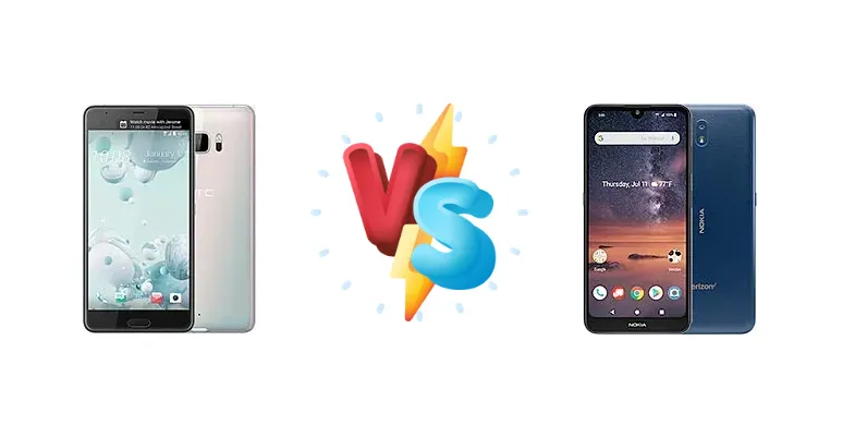 HTC U Ultra vs Nokia 3 V