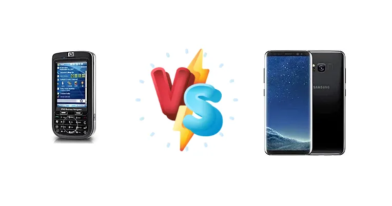 HP iPAQ 610c vs Samsung Galaxy S8