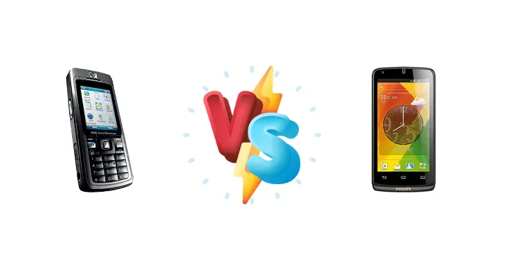 HP iPAQ 514 vs Philips W7376