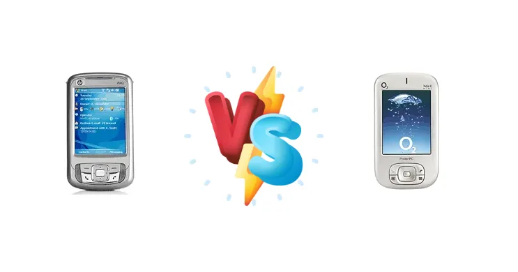 HP iPAQ rw6815 vs O2 XDA II mini