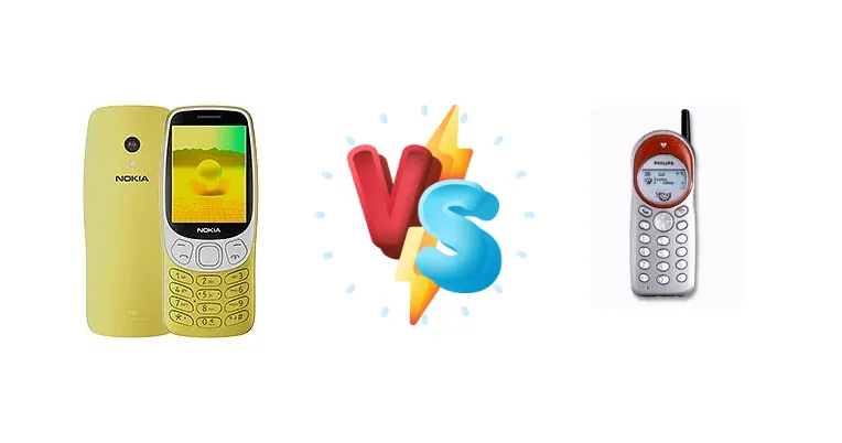 Nokia 3210 vs Philips Savvy Vogue