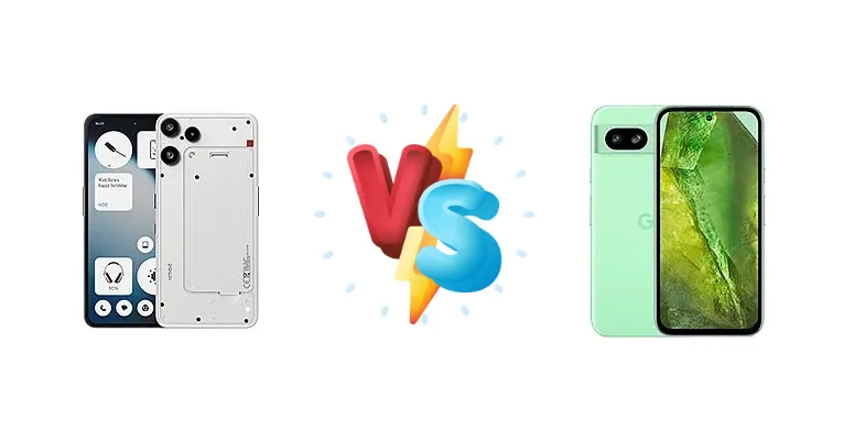 Nothing Phone (3a) Lite vs Google Pixel 8a