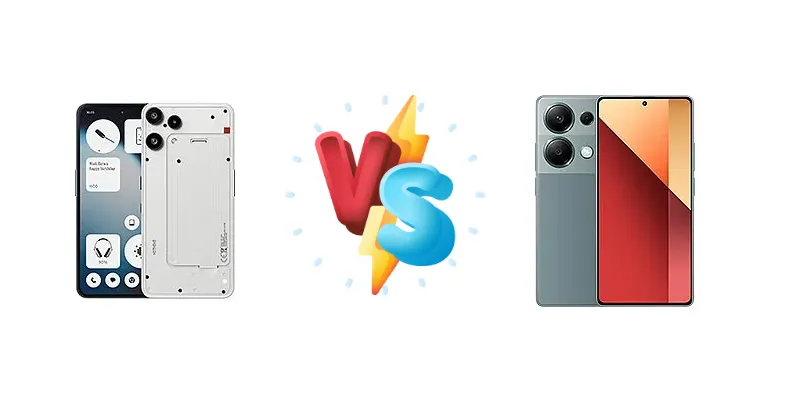Nothing Phone (3a) Lite vs Xiaomi Redmi Note 13 Pro 4G