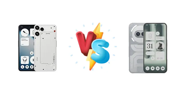 Nothing Phone (3a) Lite vs Nothing Phone (2a) Plus