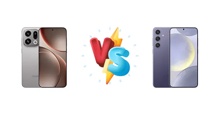 Oppo Find X9 vs Samsung Galaxy S24+