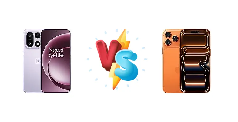 OnePlus 15 vs Apple iPhone 17 Pro Max