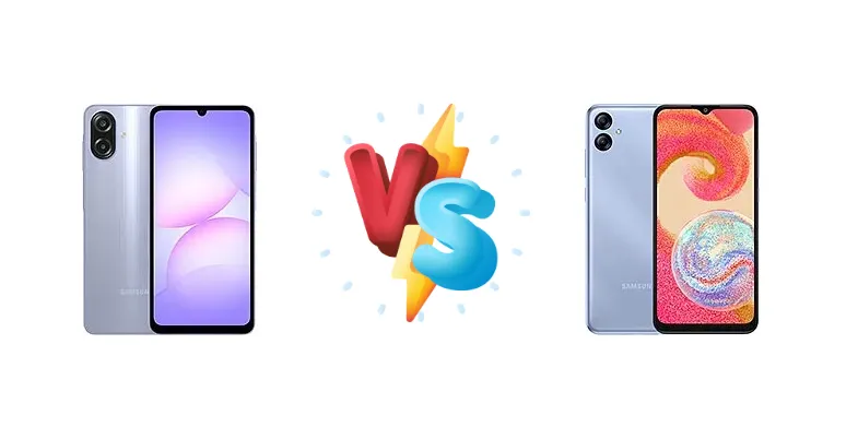 Speed vs. Efficiency: Samsung Galaxy A07 4G vs. A04e - Which Budget Phone Wins?