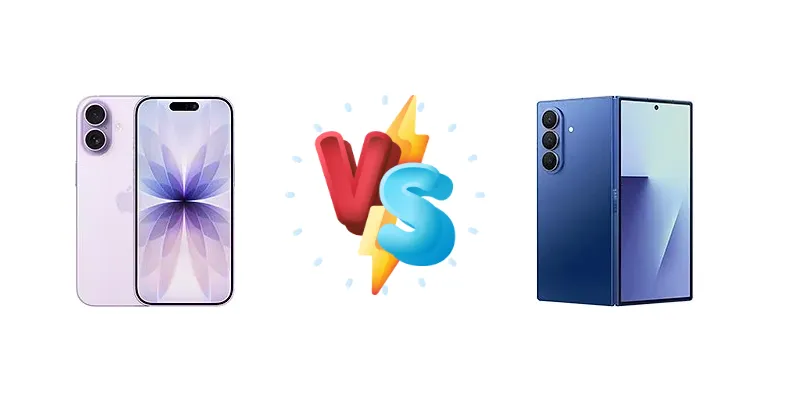 Apple iPhone 17 vs Samsung Galaxy Z Fold7