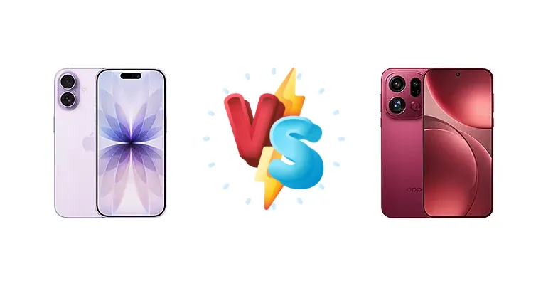 Apple iPhone 17 vs Oppo Find X9 Pro