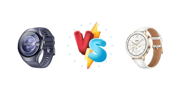Huawei Watch 5 vs Oppo Watch X2 Mini: Performance and Charging Compared