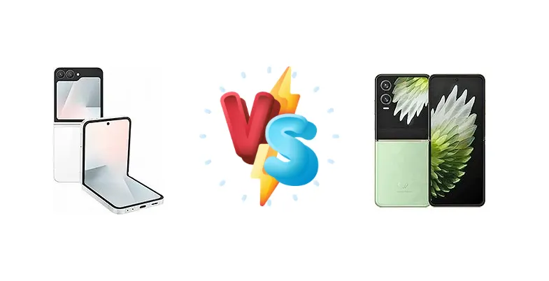 Samsung Galaxy Z Flip7 FE vs Tecno Phantom V Flip2