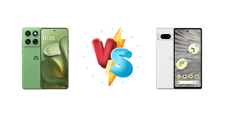 Motorola Edge 60 vs Google Pixel 7a