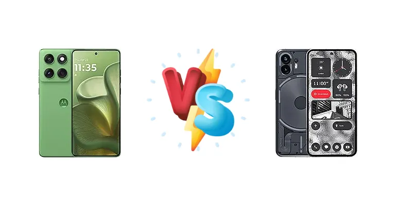 Motorola Edge 60 vs Nothing Phone (2)