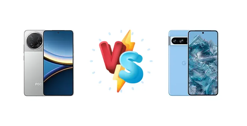 Xiaomi Poco F7 Pro vs Google Pixel 8 Pro