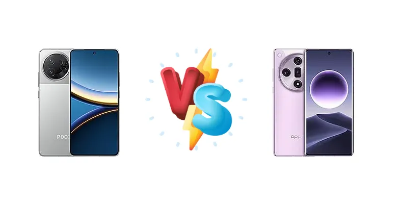 Xiaomi Poco F7 Pro vs Oppo Find X7