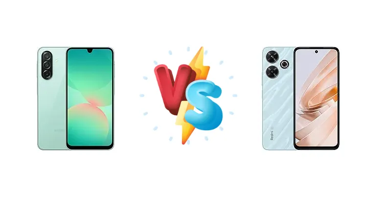 Samsung Galaxy A26 vs Xiaomi Redmi Note 13R