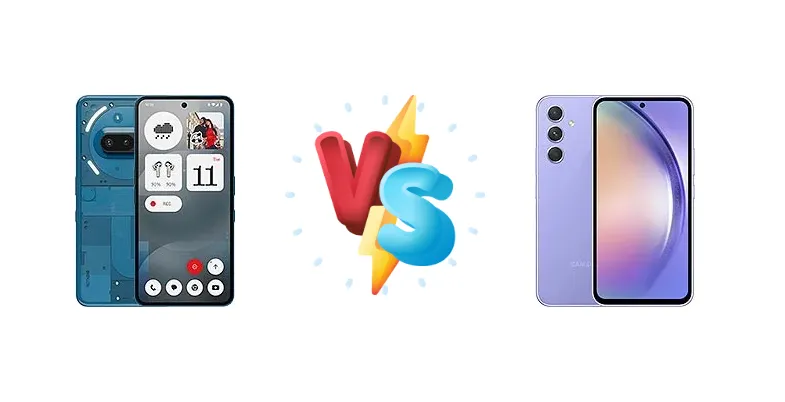 Nothing Phone (3a) vs Samsung Galaxy A54