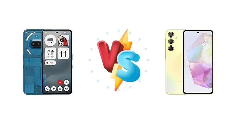 Nothing Phone (3a) vs Samsung Galaxy A35