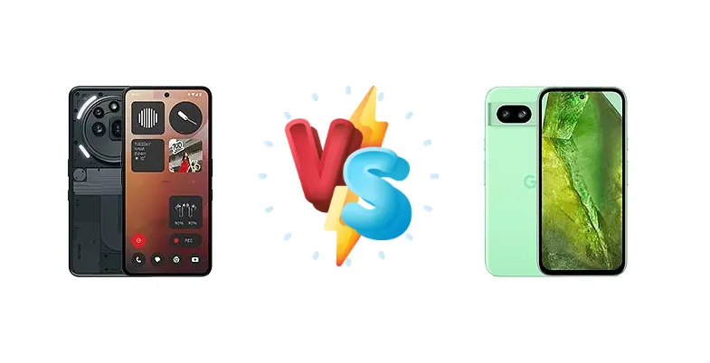 Nothing Phone (3a) Pro vs Google Pixel 8a