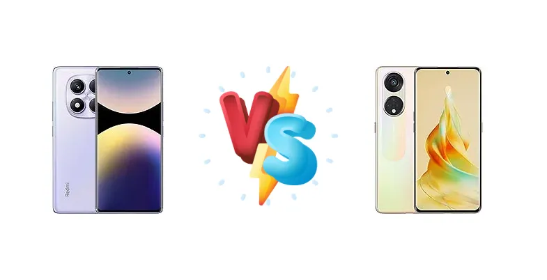 Xiaomi Redmi Note 14 Pro 4G vs Oppo Reno8 T 5G
