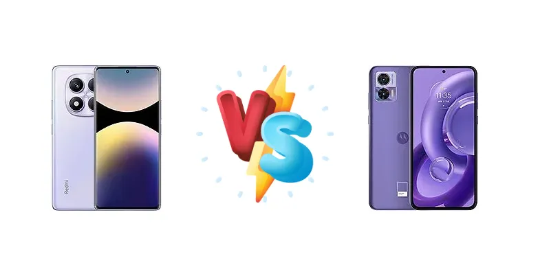 Xiaomi Redmi Note 14 Pro 4G vs Motorola Edge 30 Neo