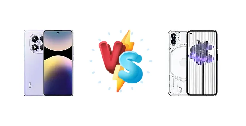 Xiaomi Redmi Note 14 Pro 4G vs Nothing Phone (1)