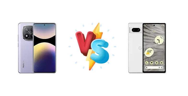 Xiaomi Redmi Note 14 Pro+ 5G vs Google Pixel 7a