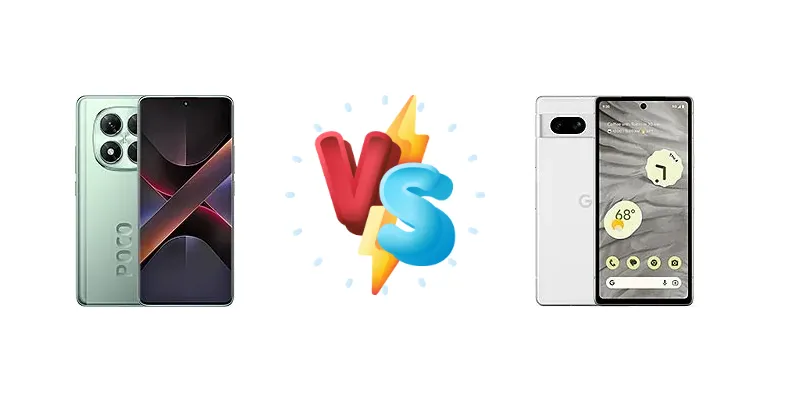 Xiaomi Poco X7 vs Google Pixel 7a