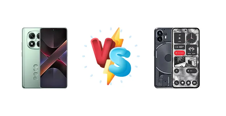 Xiaomi Poco X7 vs Nothing Phone (2)