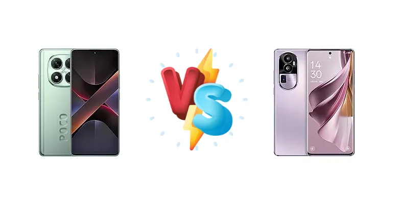Xiaomi Poco X7 vs Oppo Reno10 Pro+