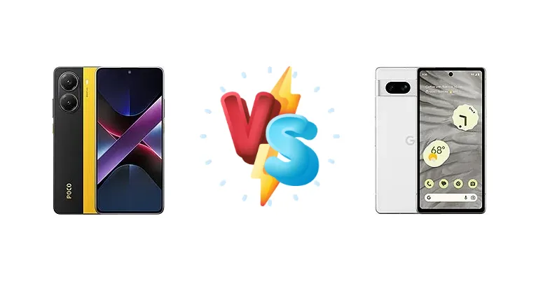 Xiaomi Poco X7 Pro vs Google Pixel 7a