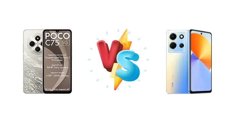 Xiaomi Poco C75 5G vs Infinix Note 30 5G