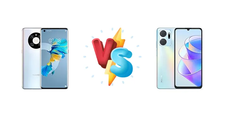 Huawei Mate 40E 4G vs Honor X7a