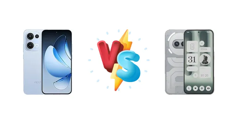 Oppo Reno13 vs Nothing Phone (2a) Plus