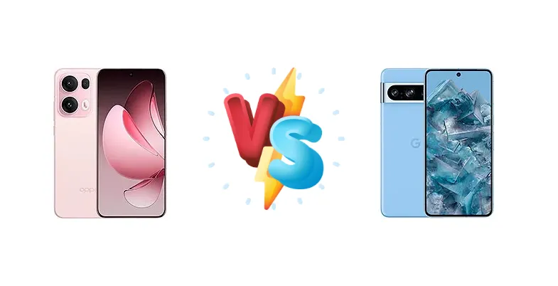 Oppo Reno13 Pro vs Google Pixel 8 Pro: Battery Life and Charging Speed Showdown