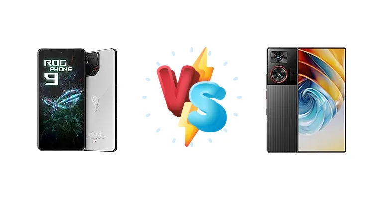 Asus ROG Phone 9 vs ZTE nubia Z60 Ultra Leading