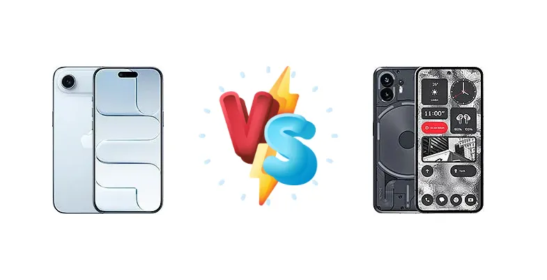 Apple iPhone Air vs Nothing Phone (2)