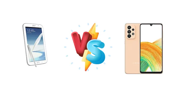Note 8.0 vs A33 5G: Which Samsung Reigns?