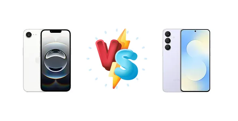 Apple iPhone 16e vs Samsung Galaxy S25 FE