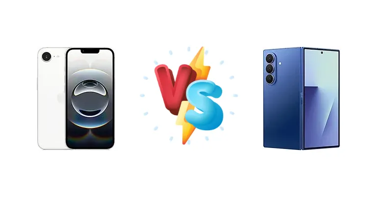 Apple iPhone 16e vs Samsung Galaxy Z Fold7