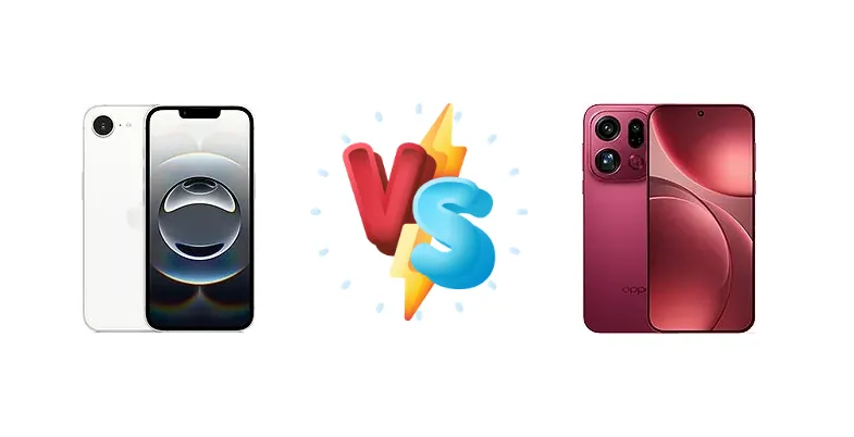 Apple iPhone 16e vs Oppo Find X9 Pro