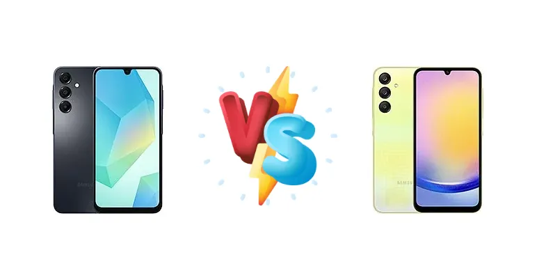Samsung Galaxy A16 vs Samsung Galaxy A25