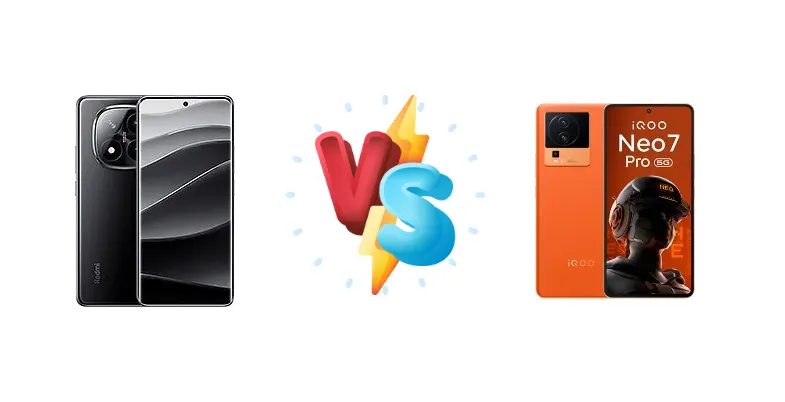 Xiaomi Redmi Note 14 Pro+ 5G (India) vs vivo iQOO Neo 7 Pro