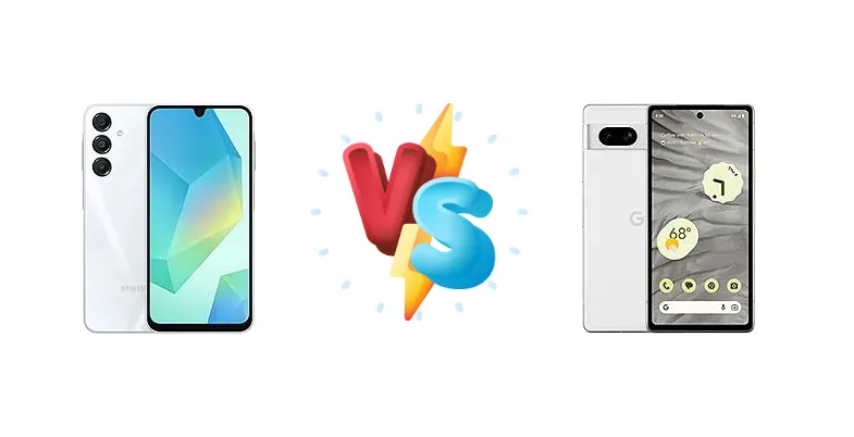 Samsung Galaxy A16 5G vs Google Pixel 7a