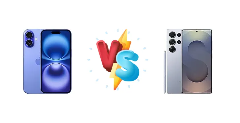 Apple iPhone 16 vs Samsung Galaxy S25 Ultra